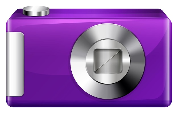 Una fotocamera digitale viola