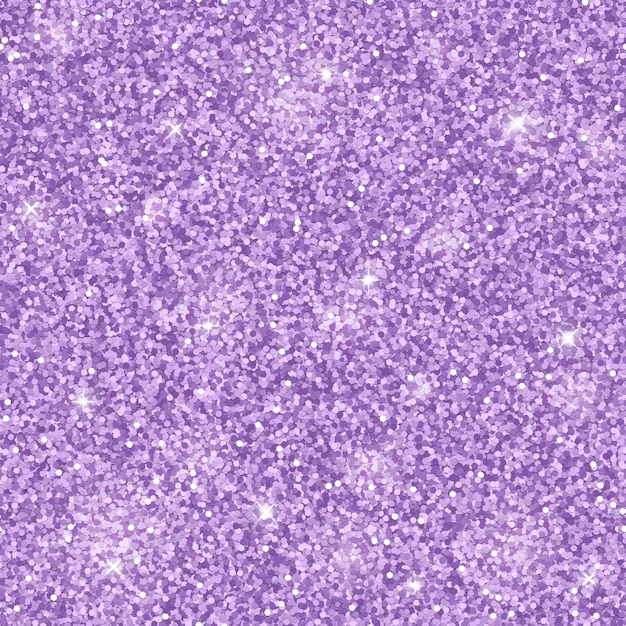 Violet glitter seamless pattern, sparkling background. Vector