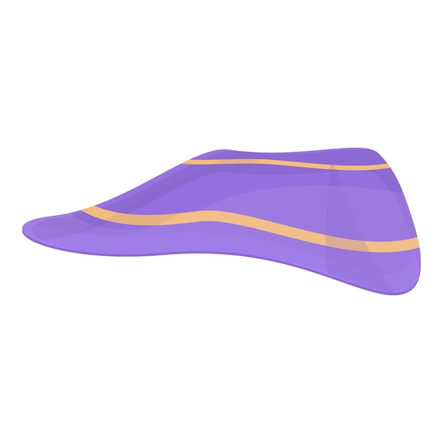 Vector violet handkerchief icon cartoon of violet handkerchief vector icon for web design isolated on white background