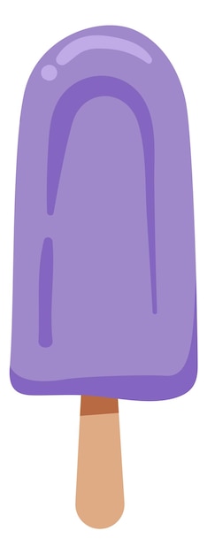 Violet ice cream stick Lavender popsickle icon