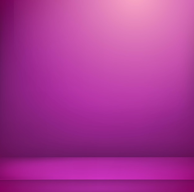 Vector violet illuminated room