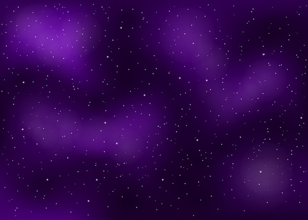 Violet outer space background