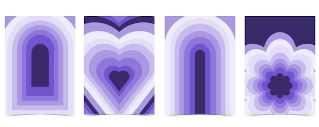 Violet palate colour background design