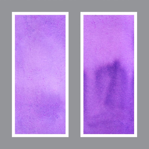 Violet rollup banner watercolor texture background