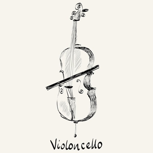 Vettore violoncello