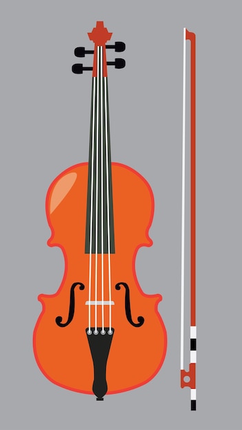 viool muziekinstrument pictogram wallpaper achtergrond afbeelding