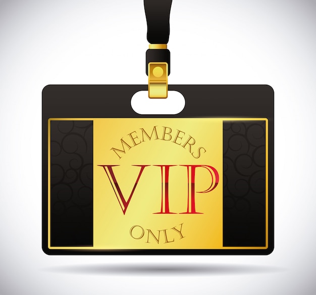 Vector vip card design.