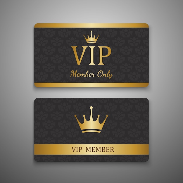Vector vip card template