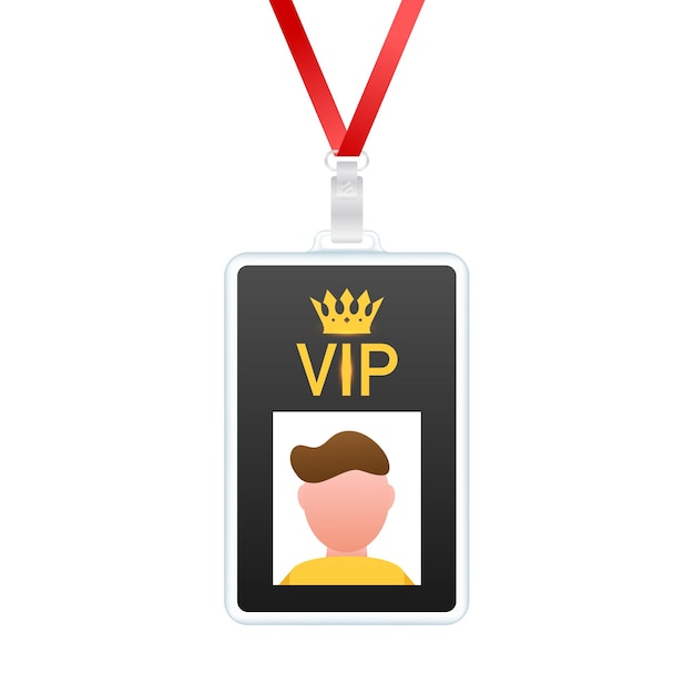 Vip 클럽 카드 회원 전용 골드 리본 라벨 골드 및 럭셔리 회원 아이콘 독점 및 우선권
