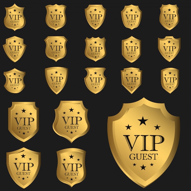 Vip guest badge luxe