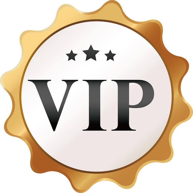 Vip-kwaliteitsbadge of etiket van element