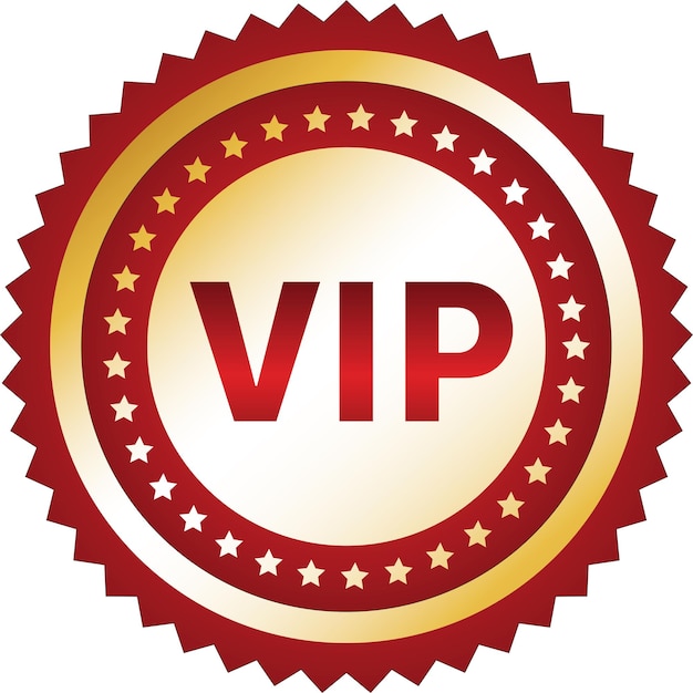 Vip-kwaliteitsbadge of etiket van element