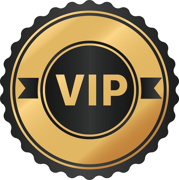 Vip-kwaliteitsbadge of etiket van element