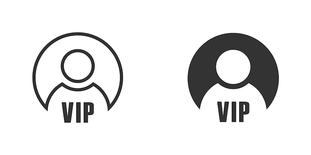 Vip person icon Vector illustration