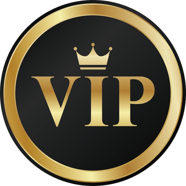 VIP Quality Badge Or Label Of Element