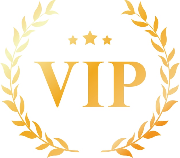 VIP Quality Badge Or Label Of Element