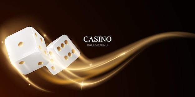 Vip-vectorillustratie van een achtergrond van een casinospel met speeltoestellen