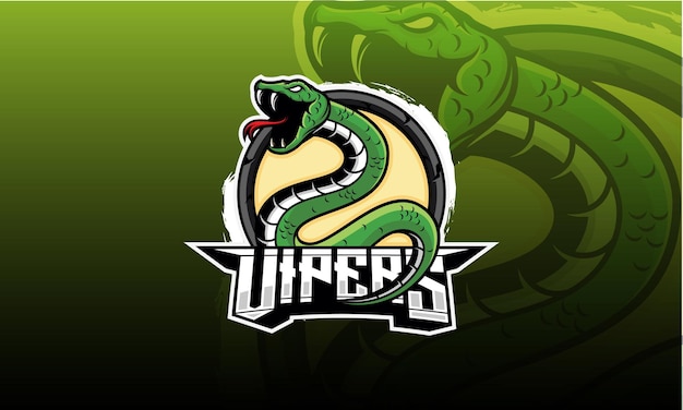 Vector viper mascot logo