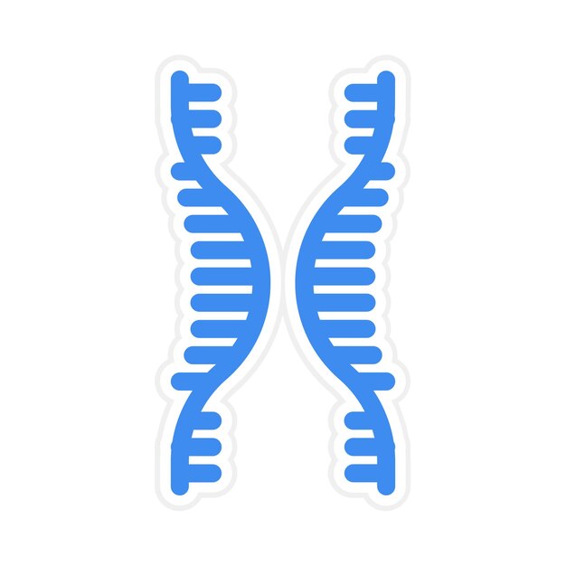 벡터 바이러스 rna 스트랜드 아이콘 터 이미지는 감염병에 사용될 수 있습니다.