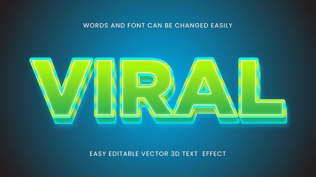 Viral text style font