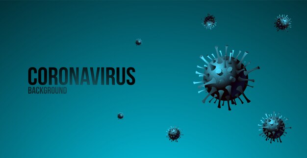 Virale infectie. achtergrondafbeelding van coronavirus.