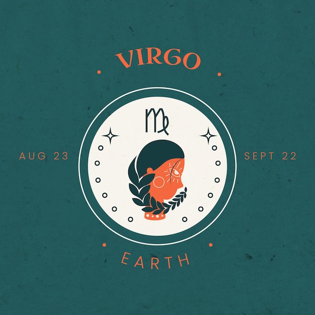 Vector virgo logo template