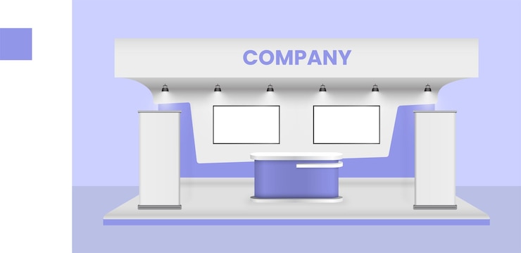 Vector virtual booth design