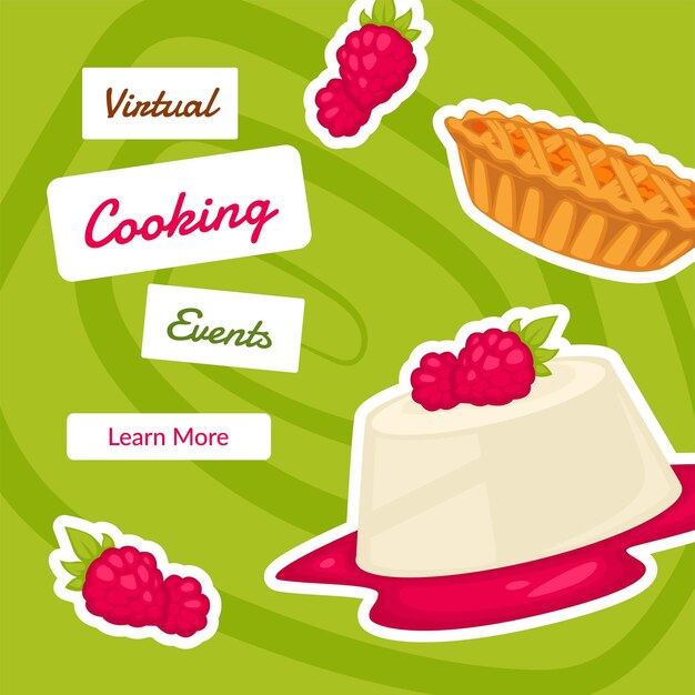 Virtual cooking events learn more, make desserts