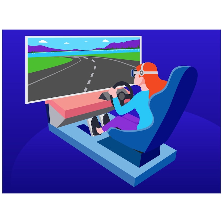 Vector virtual driving
