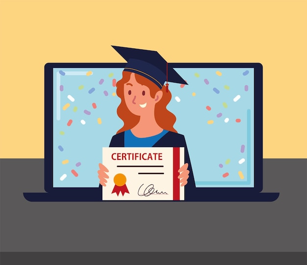 Virtual graduation certificate