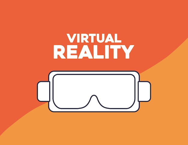 Vettore design di realtà virtuale