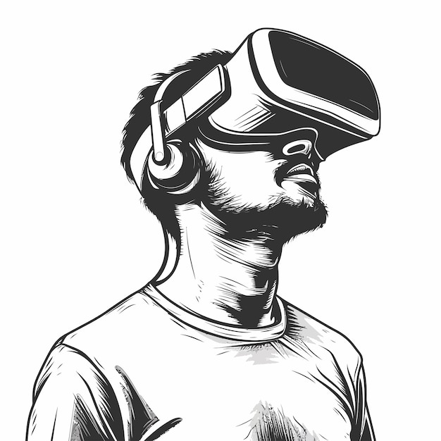 Vettore giochi di realtà virtuale