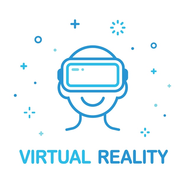 Vector virtual reality helmet