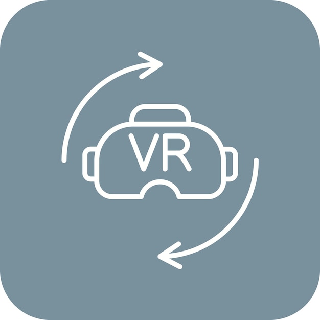 Virtual Reality icon vector image Can be used for The Future