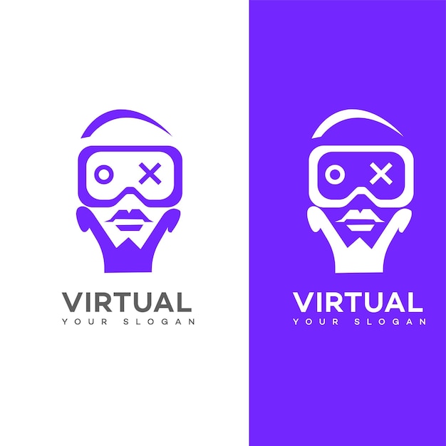 virtual reality logo design