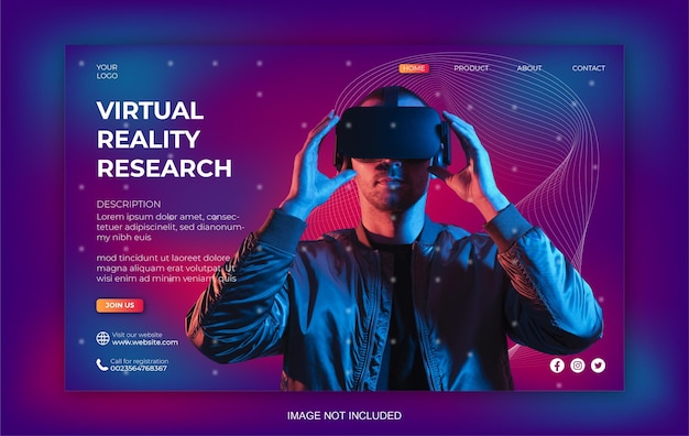 Virtual reality social media post