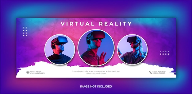 Virtual reality social media post