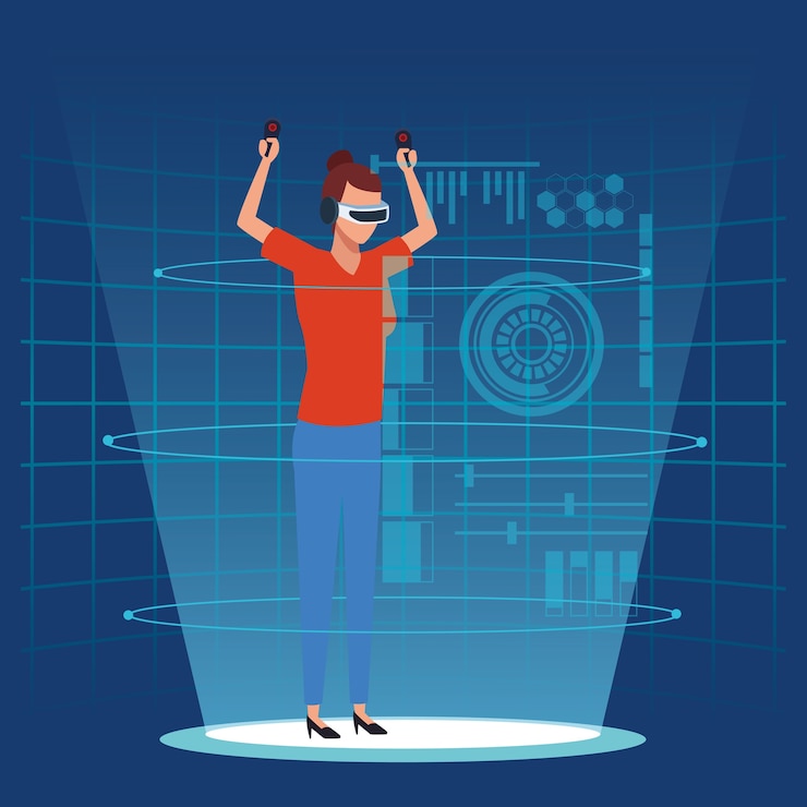 Vector virtual reality technology