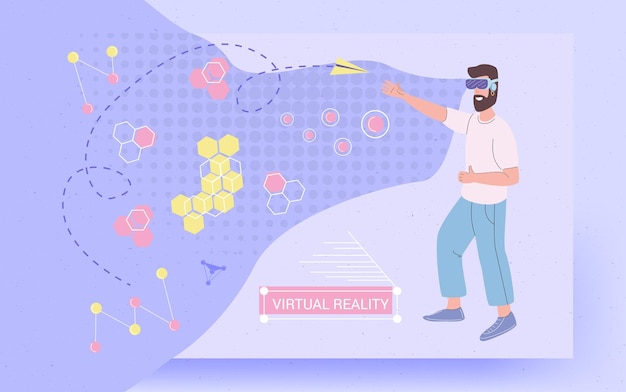 Punto vr di realtà virtuale