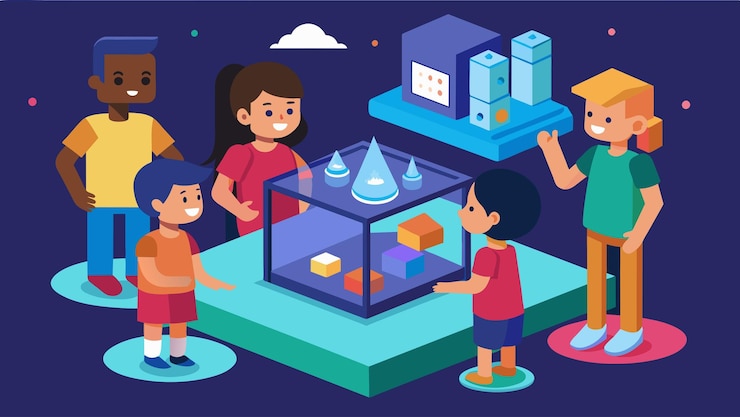 Vector in the virtual tour you can also visit a d printing zone where children can witness the magic of