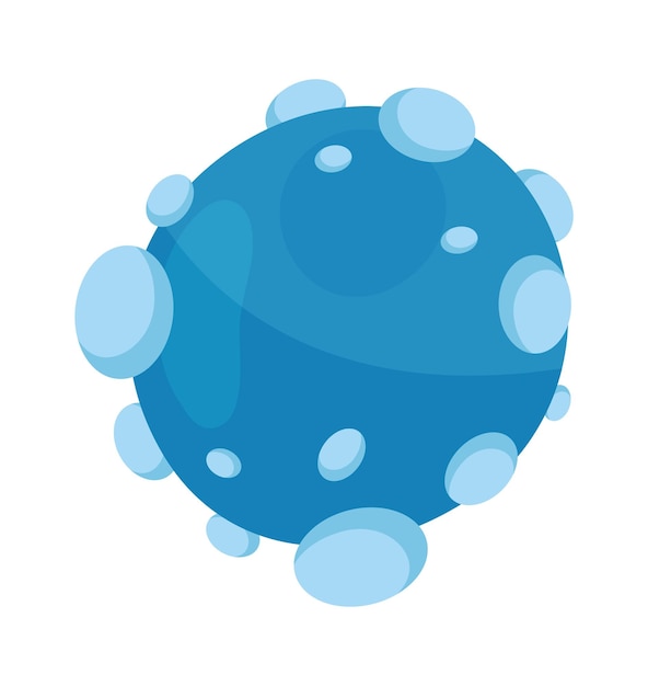 Virus bacteria germ icon vector illustration