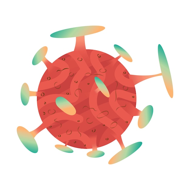 Vector virus concept illustratie