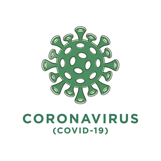 Virus Corona vectors Corona Virus in Wuhancorona virus infectionWhite Background Vector Illustration
