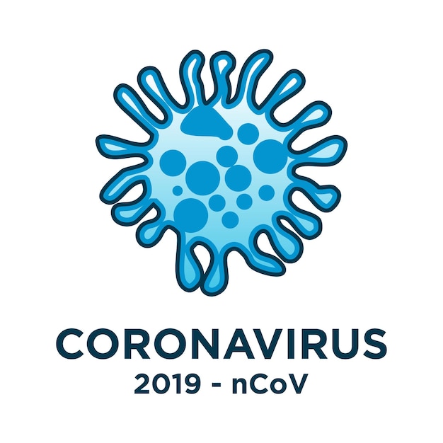 Virus Corona vectors Corona Virus in Wuhancorona virus infectionWhite Background Vector Illustration