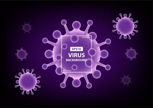 Vector virus covid19  background