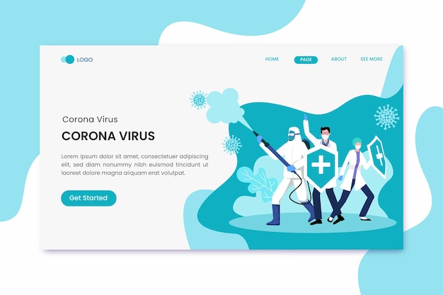 Virus Disinfectant Flat