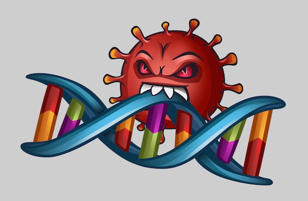 Vector virus eats dna