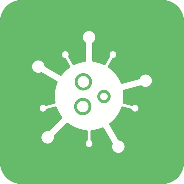Immagine vettoriale dell'icona del virus può essere utilizzata per i disastri naturali