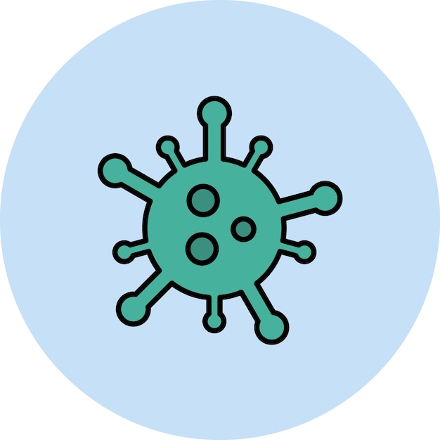 Vector virus icon vector image can be used for natural disaster