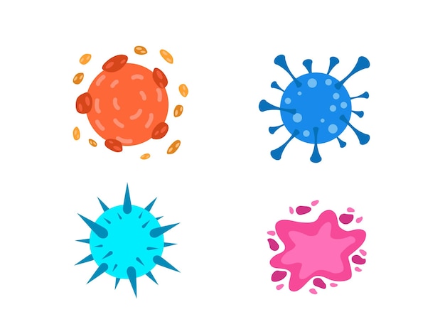 Vector virus icon